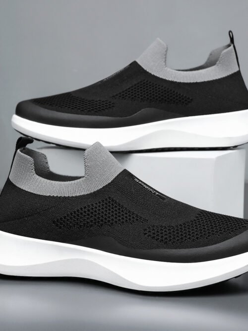 Men’s Lightweight Breathable Running Sneakers – Casual Everyday Sport Shoes