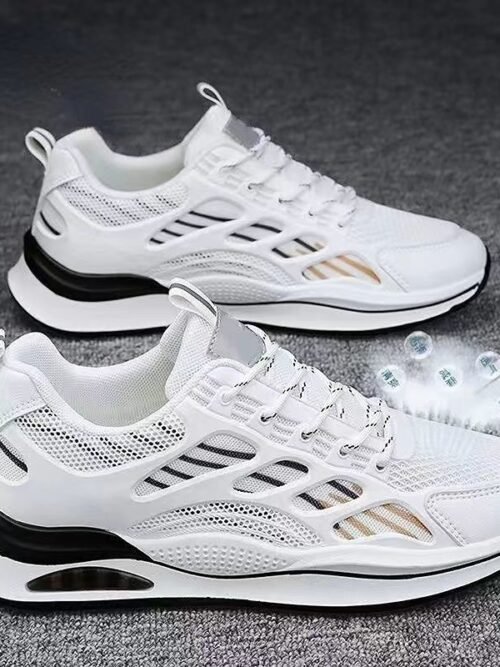 Men’s Lightweight Breathable Running Sneakers – Casual Everyday Sport Shoes